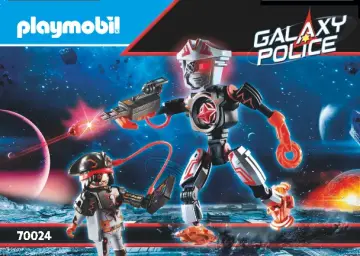 Οδηγίες συναρμολόγησης Playmobil 70024 - Galaxy Pirate και ρομπότ (1)