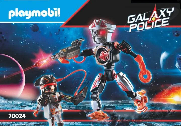 Building instructions Playmobil 70024 - Galaxy Pirates Robot (1)