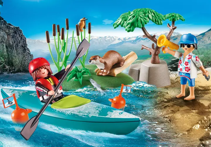 Playmobil 70035 - StarterPack Σχολή Κανόε-Καγιάκ