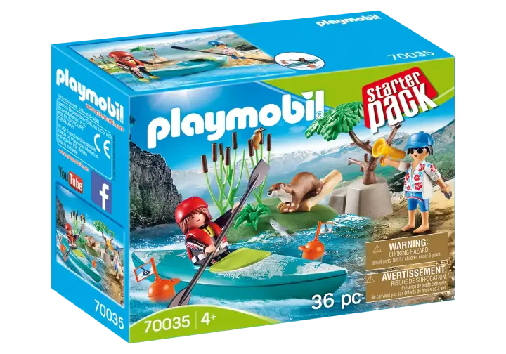 Playmobil 70035 - StarterPack Σχολή Κανόε-Καγιάκ - BOX