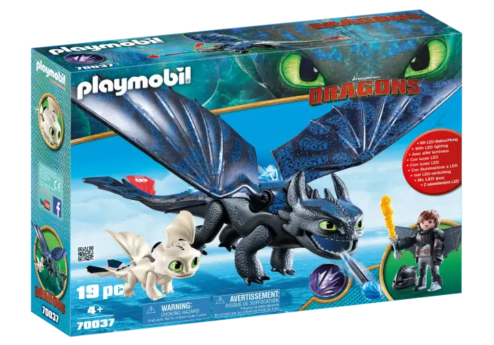 Playmobil 70037 - Hiccup and Toothless Playset - BOX