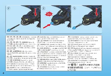 Building instructions Playmobil 70037 - Hiccup and Toothless Playset (4)