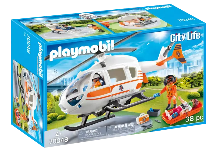 Playmobil 70048 - Räddningshelikopter - BOX