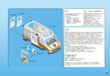 Bouwplannen Playmobil 70049 - Ambulance en ambulanciers (15)