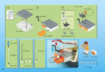 Bauanleitungen Playmobil 70050 - Notarzt-PKW mit Licht und Sound (4)