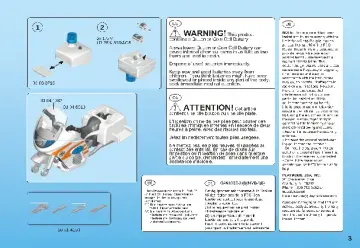 Bauanleitungen Playmobil 70051 - Notarzt-Motorrad mit Blinklicht (3)