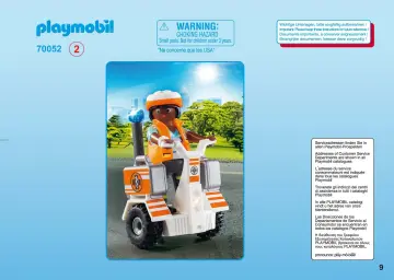 Οδηγίες συναρμολόγησης Playmobil 70052 - Διασώστρια με Self-balance (9)