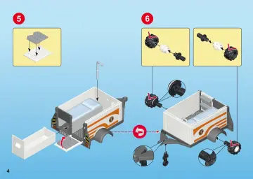 Building instructions Playmobil 70053 - Rescue Quad with Trailer (4)