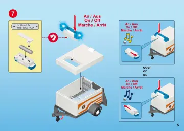 Building instructions Playmobil 70053 - Rescue Quad with Trailer (5)