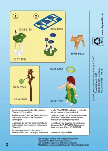 Building instructions Playmobil 70059 - Fairy with Deer (2)