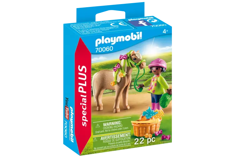 Playmobil 70060 - Κορίτσι με Πόνυ - BOX