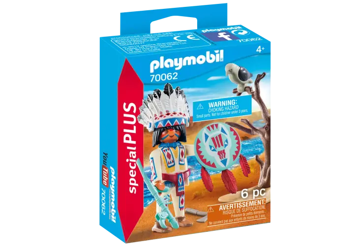 Playmobil 70062 - Ινδιάνος Αρχηγός - BOX