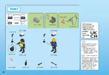 Manual de instruções Playmobil 70066 - Porsche 911 Carrera 4S da Polícia (10)