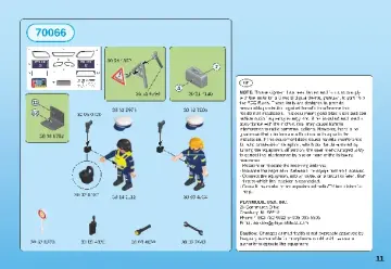 Bouwplannen Playmobil 70066 - Porsche 911 Carrera 4S Politie (11)