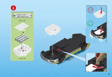 Bauanleitungen Playmobil 70067 - Porsche 911 Carrera 4S Polizei (3)