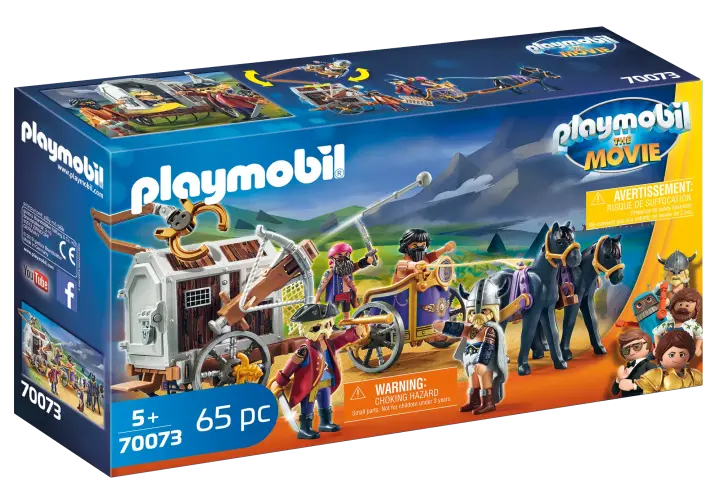 Playmobil 70073 - PLAYMOBIL:THE MOVIE Charlie mit Gefängniswagen - BOX