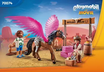 Οδηγίες συναρμολόγησης Playmobil 70074 - PTM Η Μάρλα και ο Ντελ στην Άγρια Δύση (1)