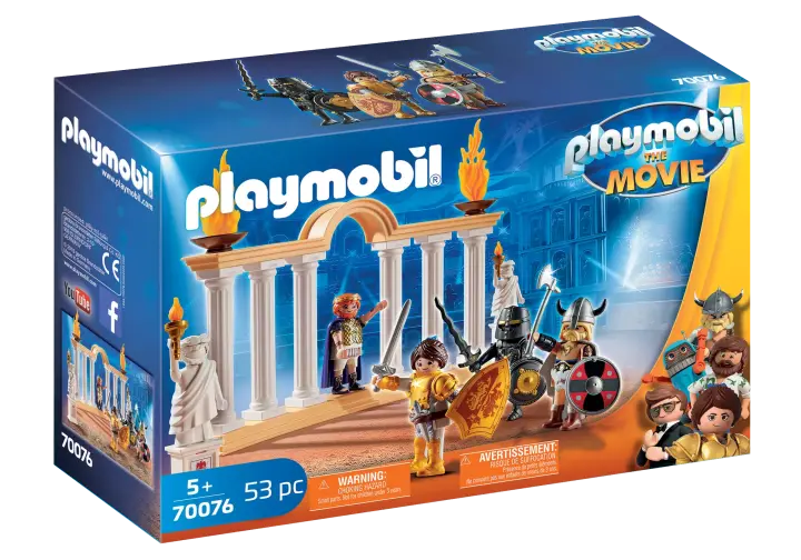 Playmobil 70076 - PLAYMOBIL: THE MOVIE Emperor Maximus in the Colosseum - BOX