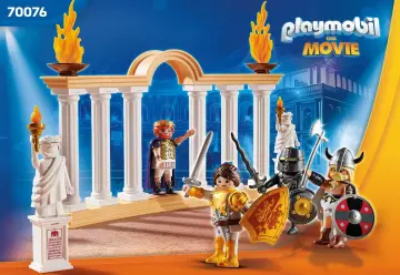 Összeszerelési útmutatók Playmobil 70076 - PLAYMOBIL: THE MOVIE Emperor Maximus in the Colosseum (1)