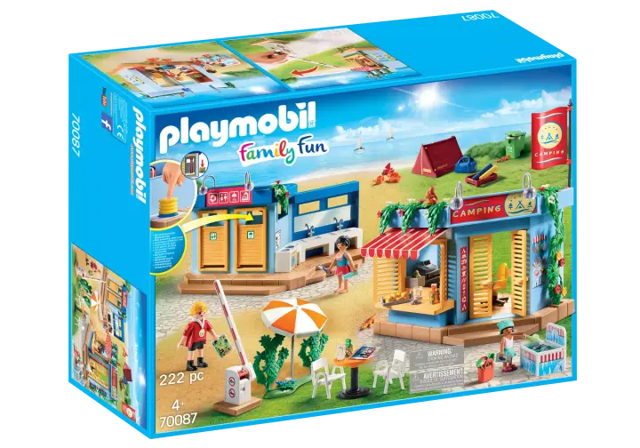 Playmobil 70087 - Μεγάλο Οργανωμένο Camping - BOX