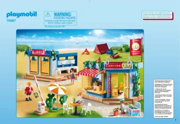 Οδηγίες συναρμολόγησης Playmobil 70087 - Μεγάλο Οργανωμένο Camping (1)