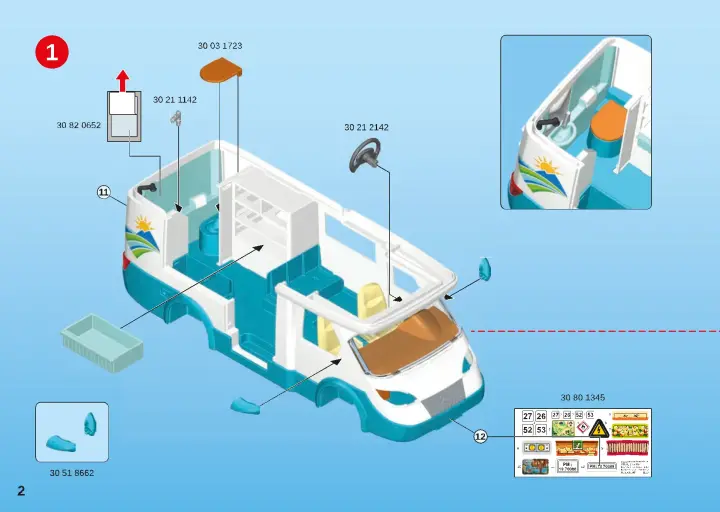 Manuales de instrucciones Playmobil 70088 - Caravana de Verano (2)