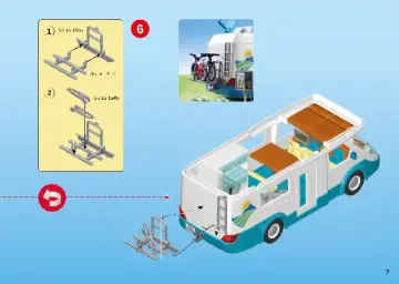 Building instructions Playmobil 70088 - Family Camper (7)