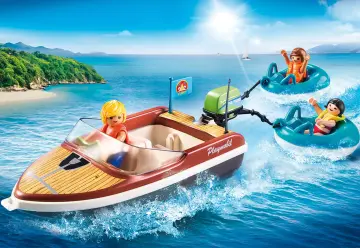 Playmobil 70091 - Speedboat with Tube Riders