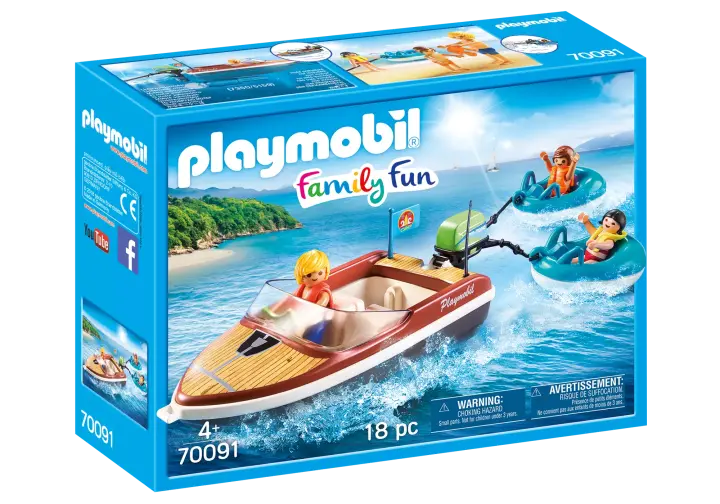 Playmobil 70091 - Sportboot mit Fun-Reifen - BOX