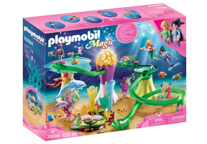 Playmobil 70094 - Pavillon de corail avec dôme lumineux - BOX