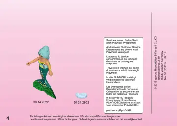 Bauanleitungen Playmobil 70098 - Meerjungfrau mit Schneckengondel (4)