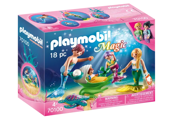 Playmobil 70100 - Γοργονο-οικογένεια με καροτσάκι-κοχύλι - BOX