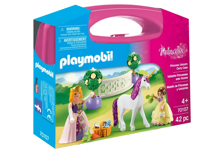 Playmobil 70107 - Maletín grande Princesas y Unicornio - BOX