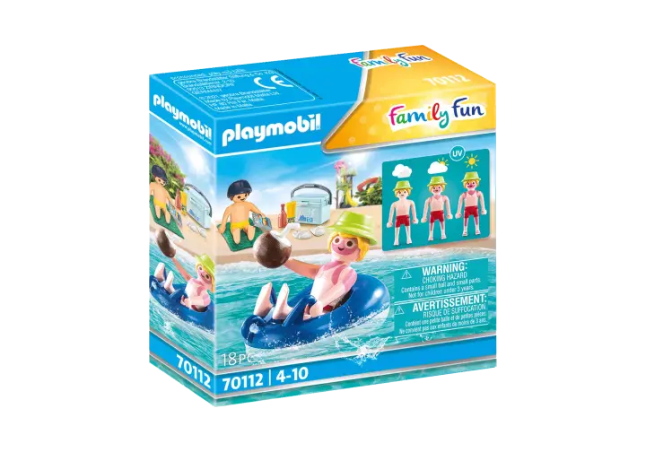 Playmobil 70112 - Badgast met zwembanden - BOX