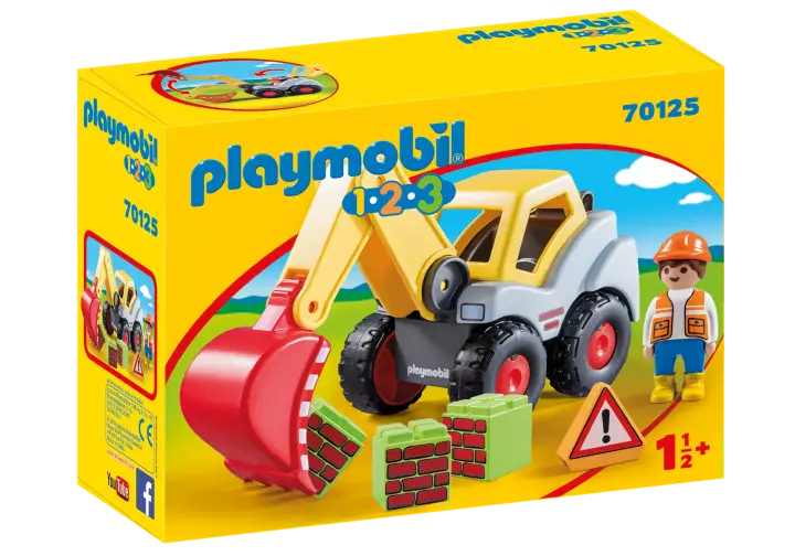 Playmobil 70125 - Escavadora com Pá - BOX