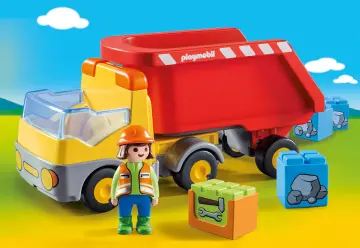 Playmobil 70126 - Camion del cantiere 1.2.3