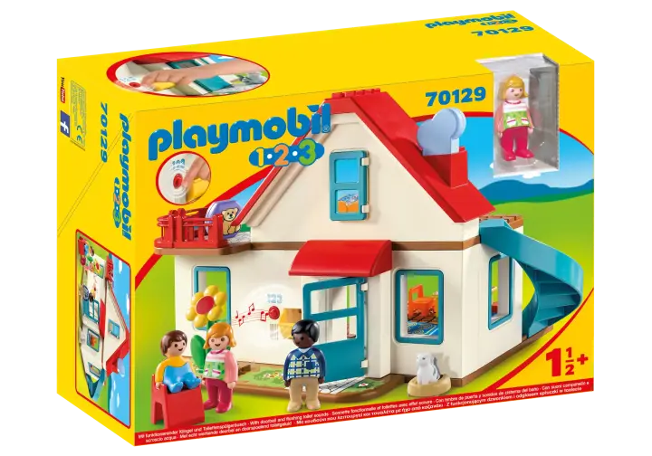 Playmobil 70129 - Casa con famiglia 1.2.3 - BOX