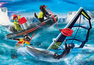 Playmobil 70141 - Resgate Marítimo: Resgate Polar com Bote