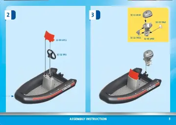 Manual de instruções Playmobil 70141 - Resgate Marítimo: Resgate Polar com Bote (3)