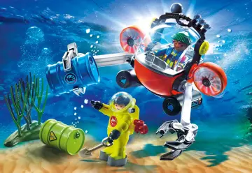Playmobil 70142 - Redding op zee: omgevingsmissie met duikboot