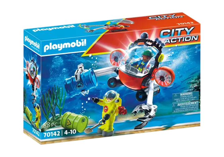 Playmobil 70142 - Sommergibile e palombaro della Guardia Costiera - BOX