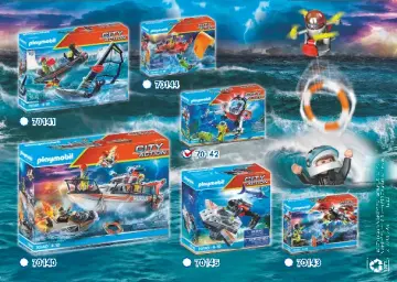 Manual de instruções Playmobil 70142 - Resgate Marítimo: Operação Meio Ambiente com Barco de Mergulho (12)