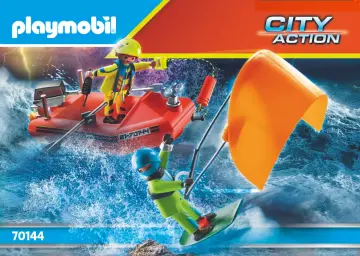 Istruzioni di montaggio Playmobil 70144 - Tender di salvataggio della Guardia Costiera (1)