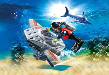Playmobil 70145 - Redding op zee: duikscooter in de reddingsmissie