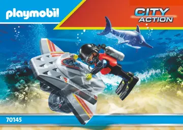 Bauanleitungen Playmobil 70145 - Seenot: Tauchscooter im Rettungseinsatz (1)