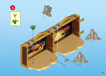 Manuales de instrucciones Playmobil 70150 - Isla Pirata Maletín (5)