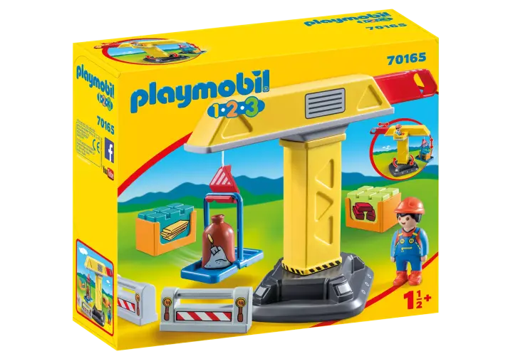 Playmobil 70165 - Dźwig budowlany - BOX