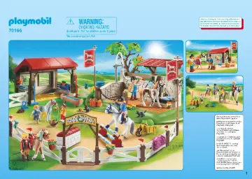 Bauanleitungen Playmobil 70166 - Pony Farm (1)