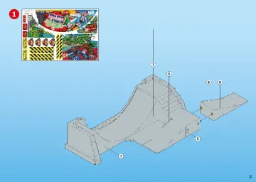 Manual de instruções Playmobil 70168 - Skate park (2)