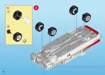 Istruzioni di montaggio Playmobil 70170 - Ghostbusters™ Ecto-1A (4)
